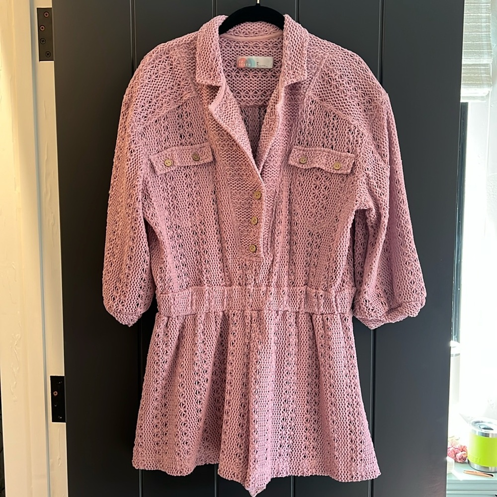 Free People Beach cover up, lilac
